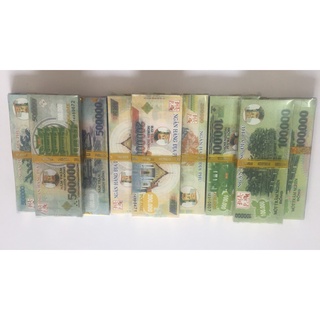 Combo 12 xấp tiền cúng, tiền 100usd, tiền 500k, tiền 200k, tiền 100k loại polyme đẹp nhất