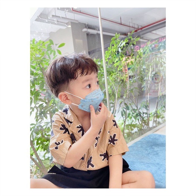 10 Chiếc khẩu trang 4 lớp Uni mask dành cho trẻ em kháng khuẩn và chống bụi mịn