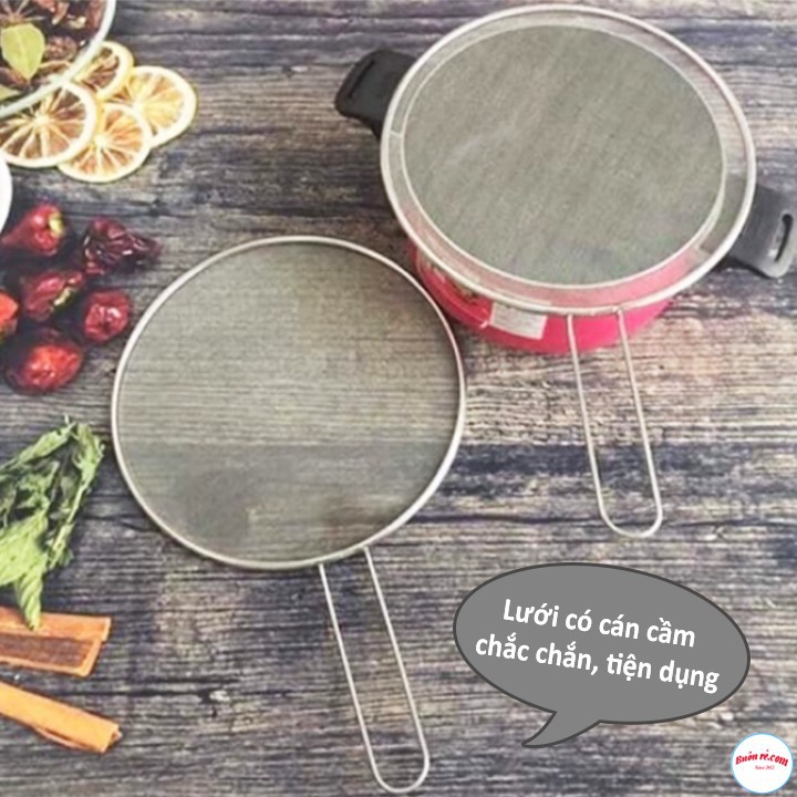 Lưới nắp vợt chống bắn dầu mỡ size 33 cm