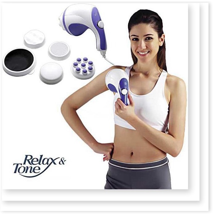 Máy đánh tan mỡ bụng giá rẻ Relax & Spin Tone - Hàng chuẩn, giá rẻ, thư giãn và giảm mỡ hiệu quả