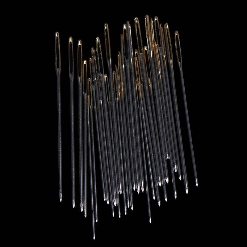 Bộ 30 Kim Khâu Chữ Thập Màu Vàng