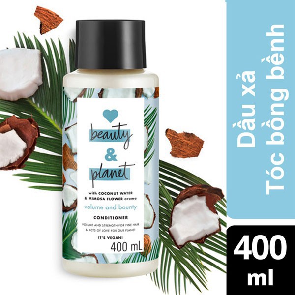 Dầu Xả Love Beauty &amp; Planet 400ml