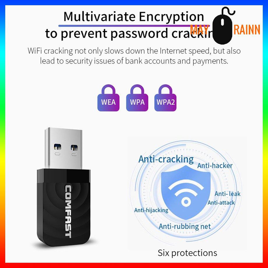 Usb Wifi 3.0 1300mbps Cho Pc Laptop Windows Xp / 7 / 8 / 8.1 / 10 | BigBuy360 - bigbuy360.vn