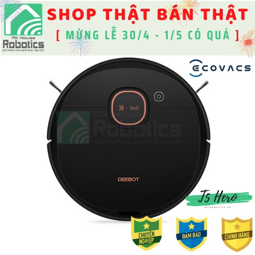 [Mod 2021]Ecovacs DEEBOT T5 MAX DX65 Robot Hút Bụi - Robot lau nhà - Hàng mới 100% Chính hãng - Giá tốt nhất