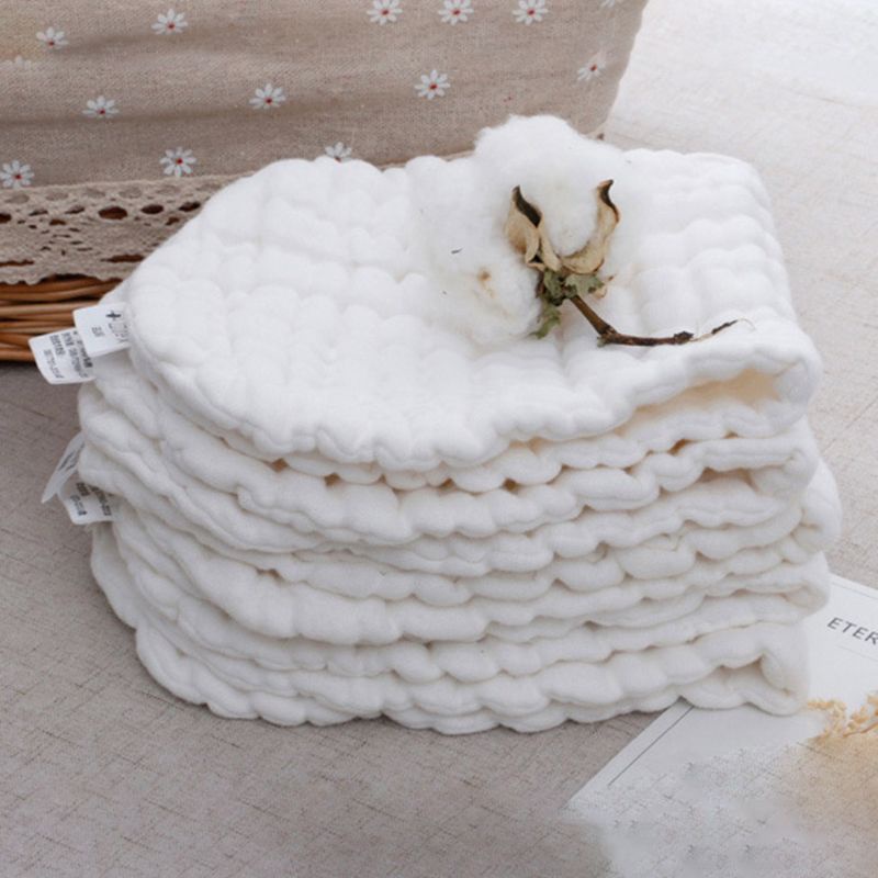 Set 5 Tã Vải Cotton Dày Mềm Mại Thấm Hút Nước Đa Năng Có Thể Giặt Sạch Dành Cho Bé Trai Và Bé Gái