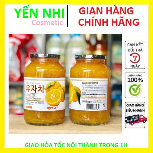 Mật Ong Chanh vàng Mẫu Mới Nắp Đen Hàn Quốc date mới