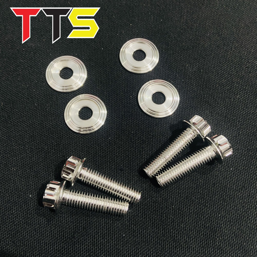 COMBO 4 ỐC GÁC CHÂN KÈM LÔNG ĐỀN SALAYA SỬ DỤNG CHO GÁC CHÂN WAVE, GÁC CHÂN DÀI ( WAVE NHỎ )