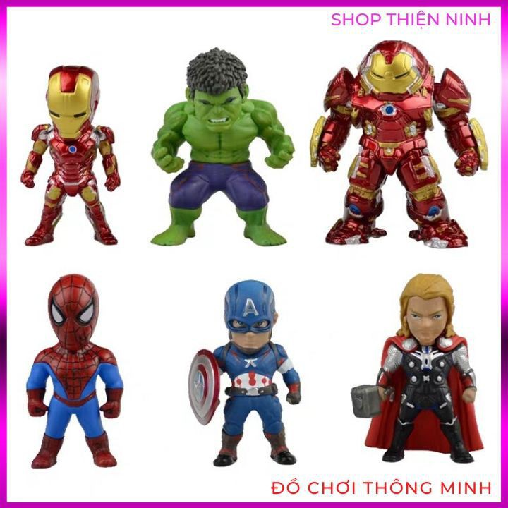 Mô Hình Nhân Vật Avenger Siêu Anh Hùng ( Cả 6 Em )