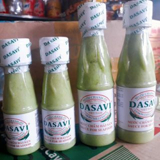Muối chanh ớt (ớt xanh) - Nước chấm hải sản DASAVI chai 130g và 260g