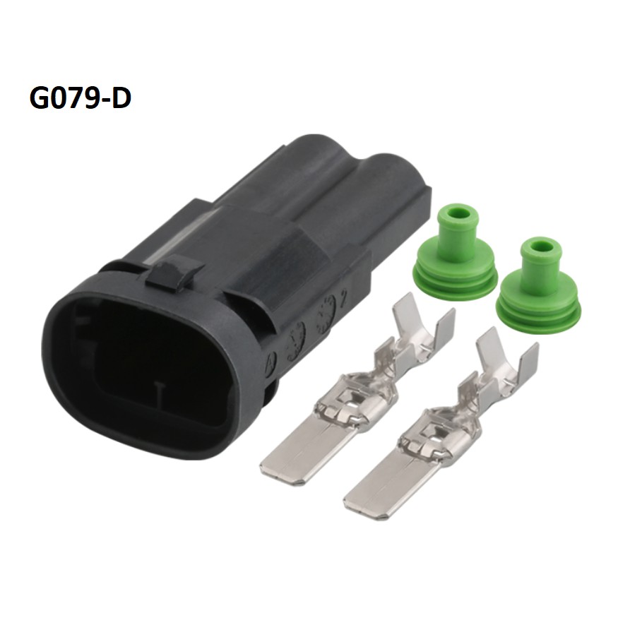 G079-Giắc cắm động cơ quạt dòng cao 2 lỗ