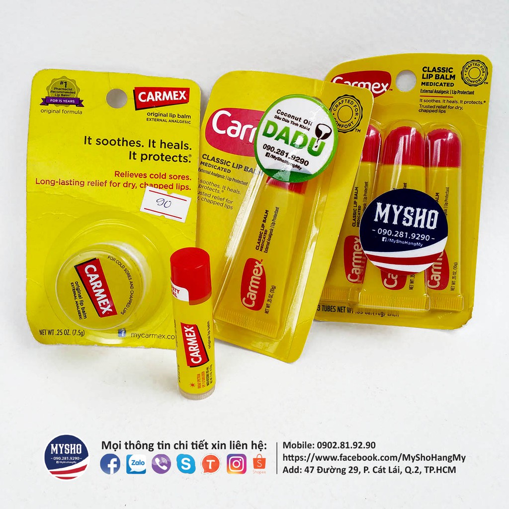 Tuýp Dưỡng Môi CAMEX 10g, Carmex USA