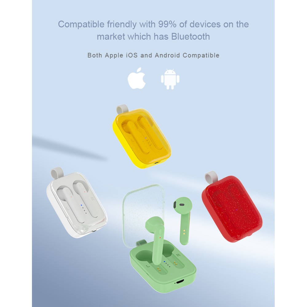 Tai nghe Bluetooth không dây IP Huawei vivo điều khiển cảm biến âm thanh .5.0