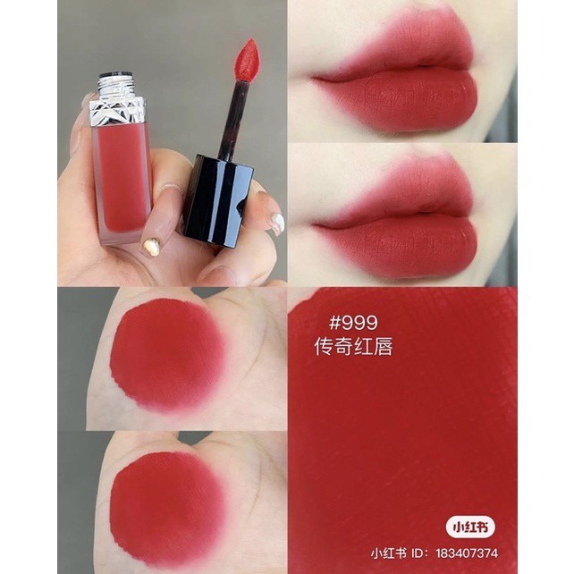 Son kem dior Rouge Dior Forever Liquid 999, son dior chính hãng