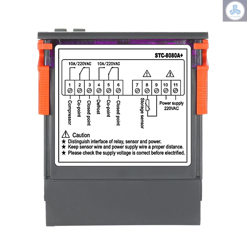 Bộ Điều Khiển Nhiệt Độ Kỹ Thuật Số Tự Động STC-8080A + Cảm Biến Nhiệt Độ Cho Tủ Lạnh 220V VN26