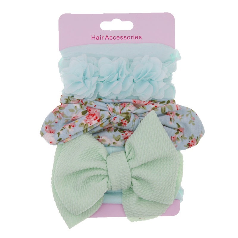 Set 3 Băng Đô Nơ Xinh Xắn Dành Cho Các Bé 0-3 Tuổi