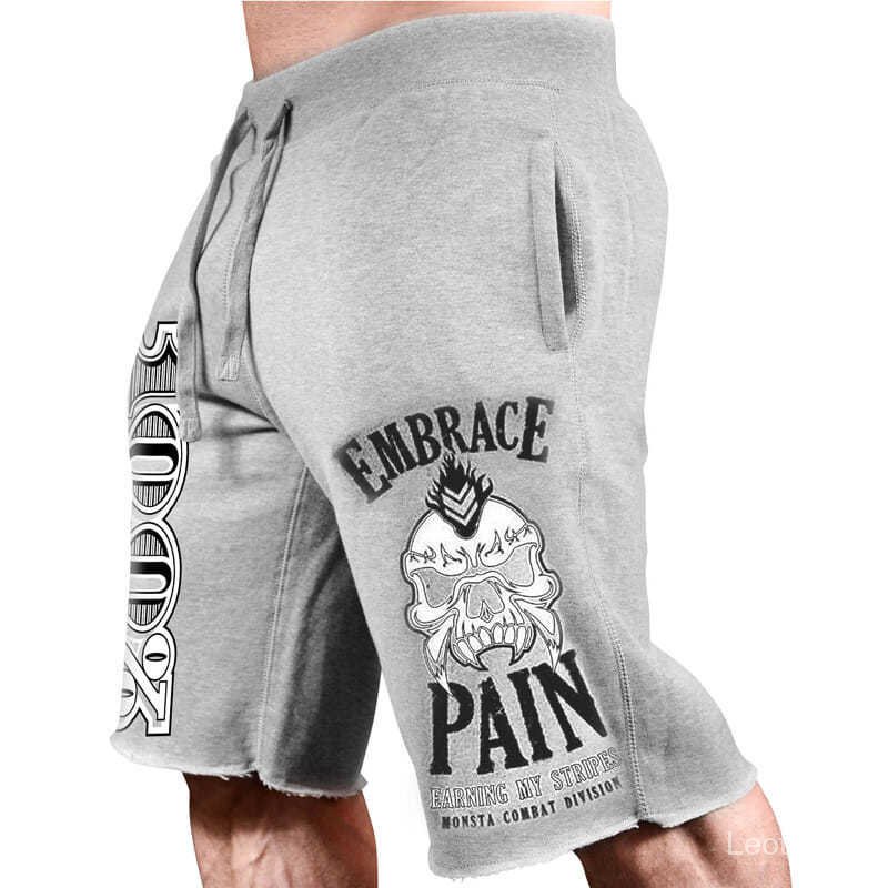 Quần short thể thao mỏng dáng rộng thoáng khí cột dây thời trang mùa hè cho nam giới