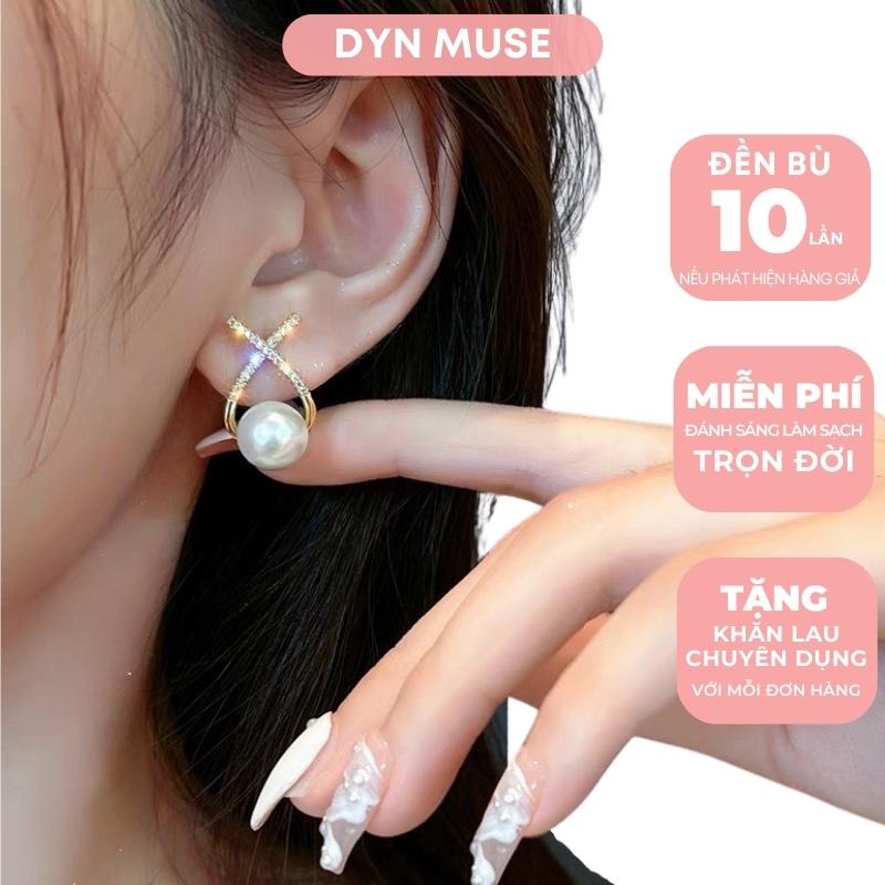Khuyên tai bạc nữ 925, bông tai Hàn Quốc cute cá tính BTXNT21 - BTXNT22 - DYN MUSE