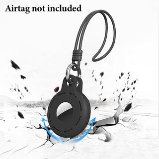 4pcs Protective Case Solid Outdoor Scratch Resistant Waterproof Soft Silicone Anti Lost Keychain Hook Fit For Airtag