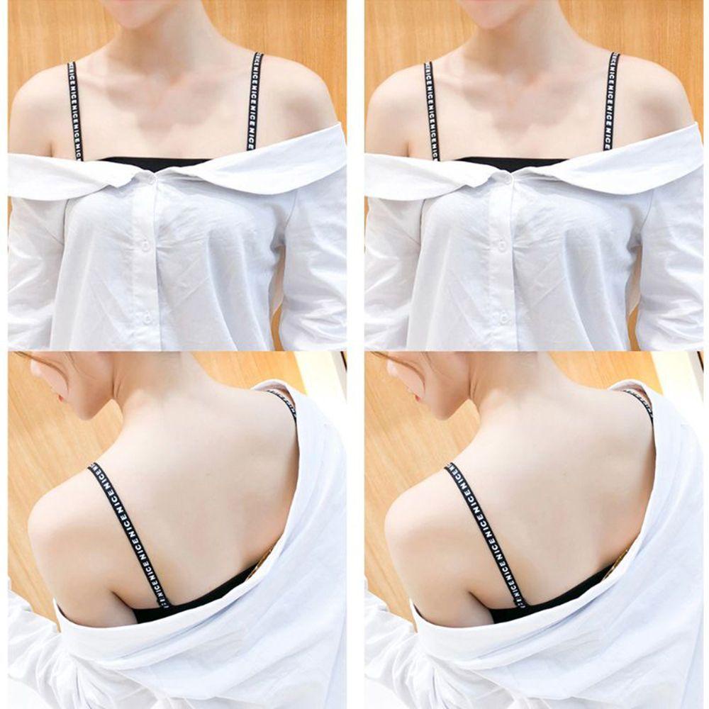 OCEANMAP Dây Đeo Vai Bằng Polyester Chống Trượt In Chữ Phong Cách Thể Thao Thời Trang Mùa Hè