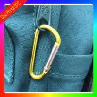 Móc khóa treo - chữ d - carabiner - hàng có sẵn