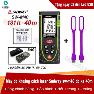 Thước đo khoảng cách bằng laser Sndway SW-M40 phạm vi đo 40 mét