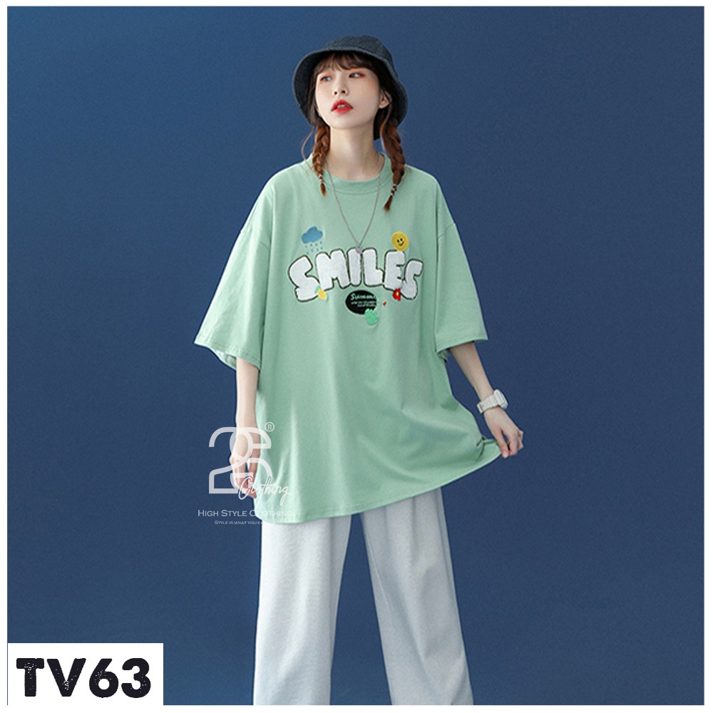 Áo Thun Tay Lỡ 2s Clothing Áo Phông Nelly Unisex Nam Nữ Cotton Oversize Form Rộng Giá Rẻ In Hình Chữ Dễ Thương TV63