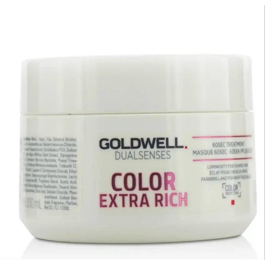 [ Goldwell Chính Hãng ] Tặng Mũ Ủ - Dầu Hấp Phục Hồi Dưỡng Màu Nhuộm 60s Goldwell Color Extra Rich 200ML