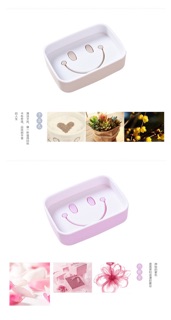 Hộp đựng xà bông happy face