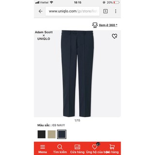 Quần âu nam Uniqlo