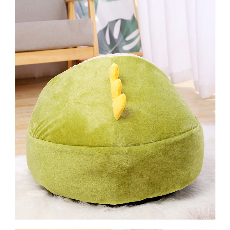 Đệm nằm cho chó mèo nhỏ hình khủng long dễ thương