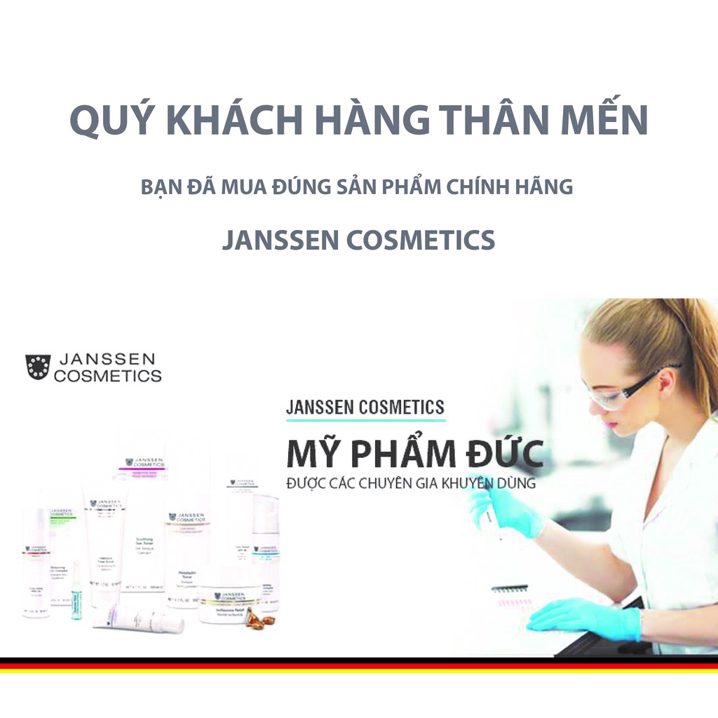 J05 - Tinh chất dưỡng ẩm, cấp ẩm cho da khô - Janssen Cosmetics Hyaluron Fluid
