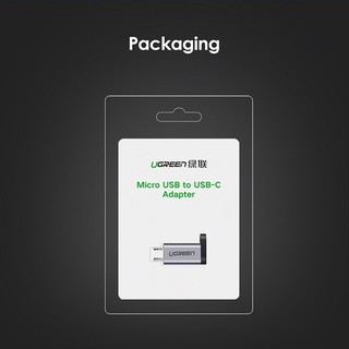 Đầu Chuyển Micro USB Sang USB-C Cao Cấp Ugreen 50590