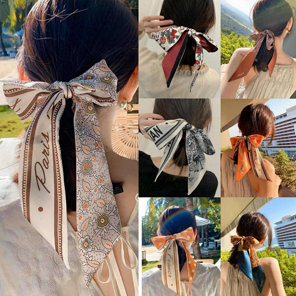 Dây cột tóc lụa đa tiện dụng kiểu dáng xinh xắn thời thượng cho nữ