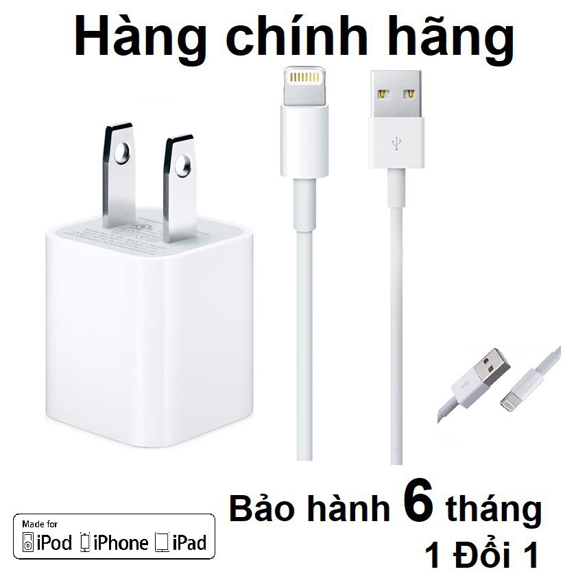 [Mã ELFLASH5 giảm 20K đơn 50K] [ Giá Sốc] Combo cục sạc Iphone A21 và cáp nhanh foxconn