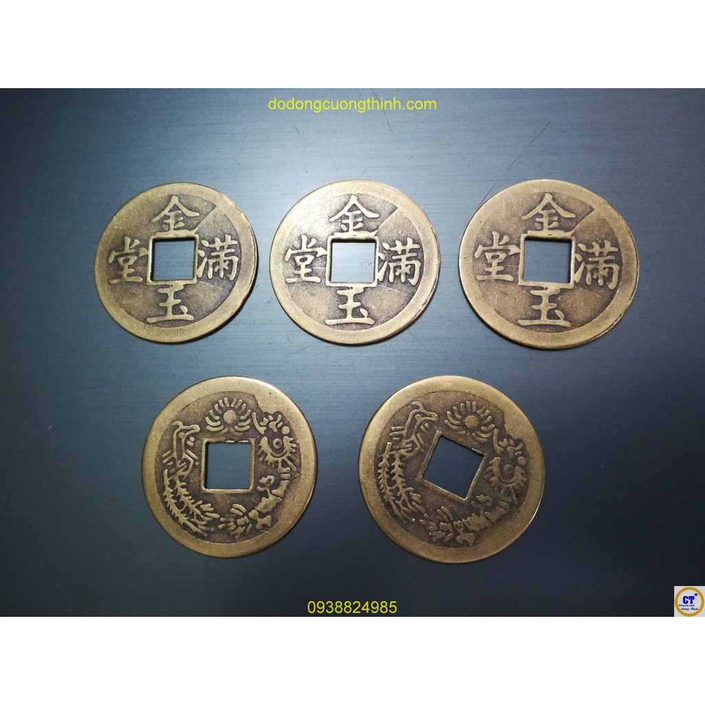 Combo 5 Đồng xu Kim Ngọc Mãn Đường - Cường Thịnh