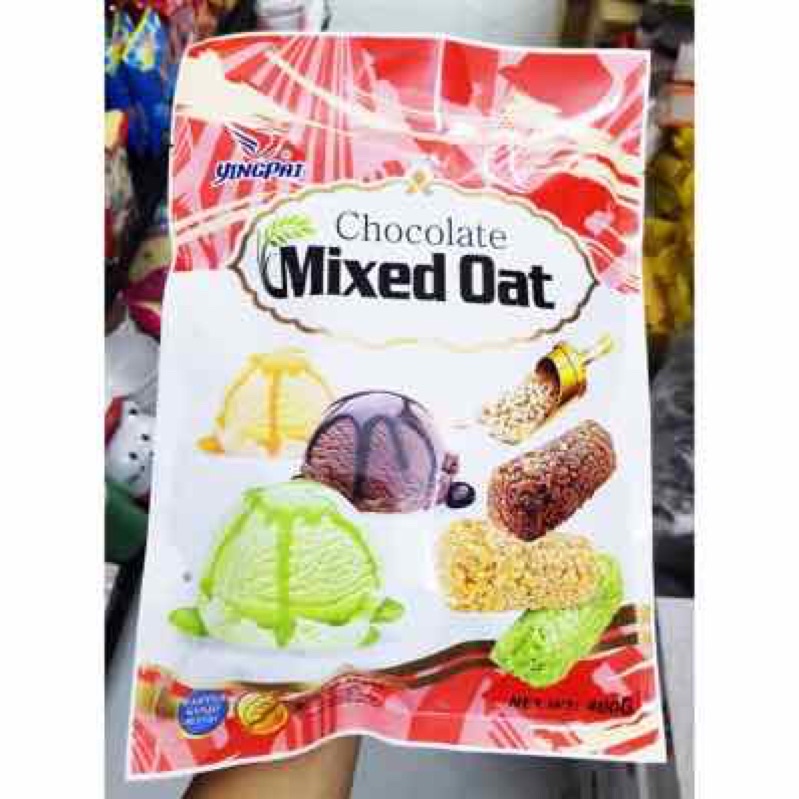 ✴✴✴BÁNH NGŨ CỐC YẾN MẠCH THẬP CẨM PHỦ KEM TƯƠI CHOCOLATE MIXED OAT Ying Pai 400g