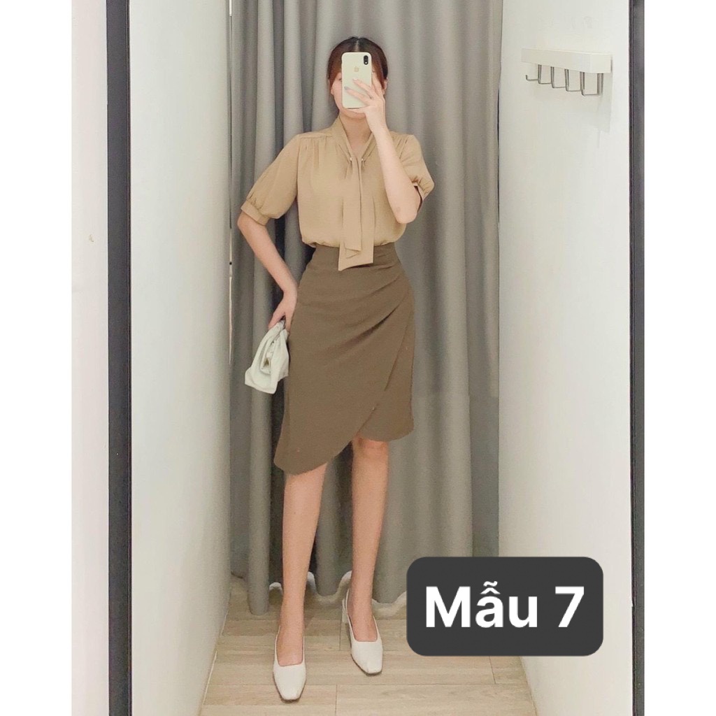 Chân váy nữ các loại có quần trong chân váy nữ chất tuyết mưa cao cấp nhiều mẫu để khách lựa chọn Banamo Fashion 53