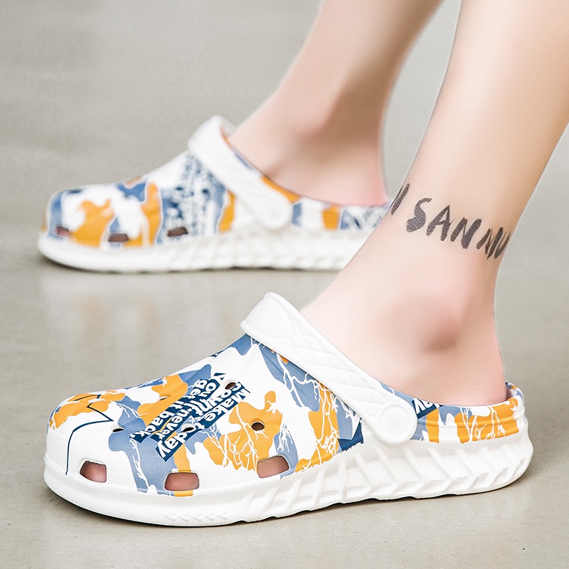 Giày Sandal Hai Lỗ Thoáng Khí Trọng Lượng Nhẹ Thoải Mái Thời Trang Mùa Hè Dành Cho Nam 2218-1