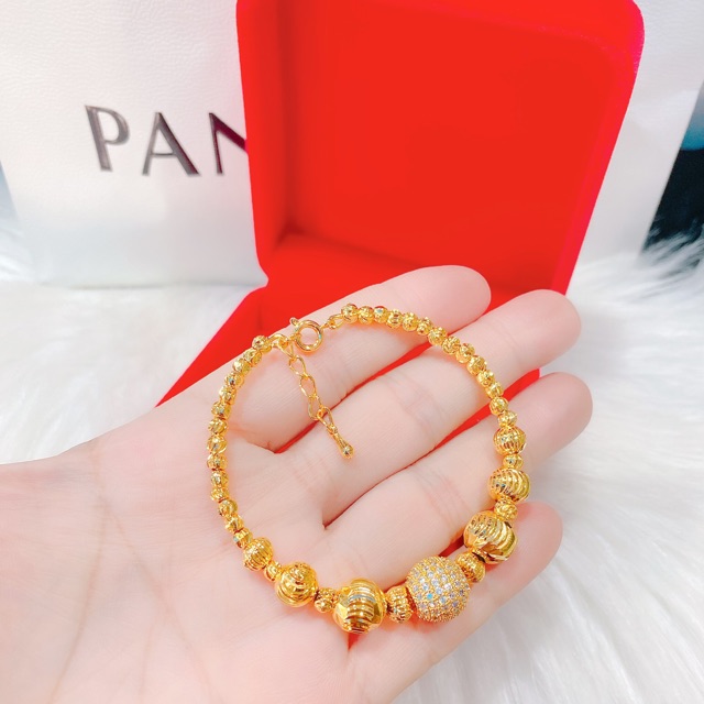 Vòng bi nử mạ vàng 18