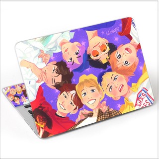 Bts_bộ decal dán laptop cao cấp 3 lớp chống thấm