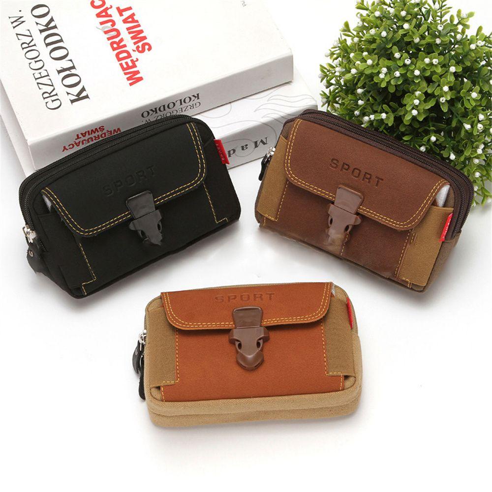 Túi Canvas Đựng Điện Thoại Đeo Thắt Lưng Chống Thấm Nước