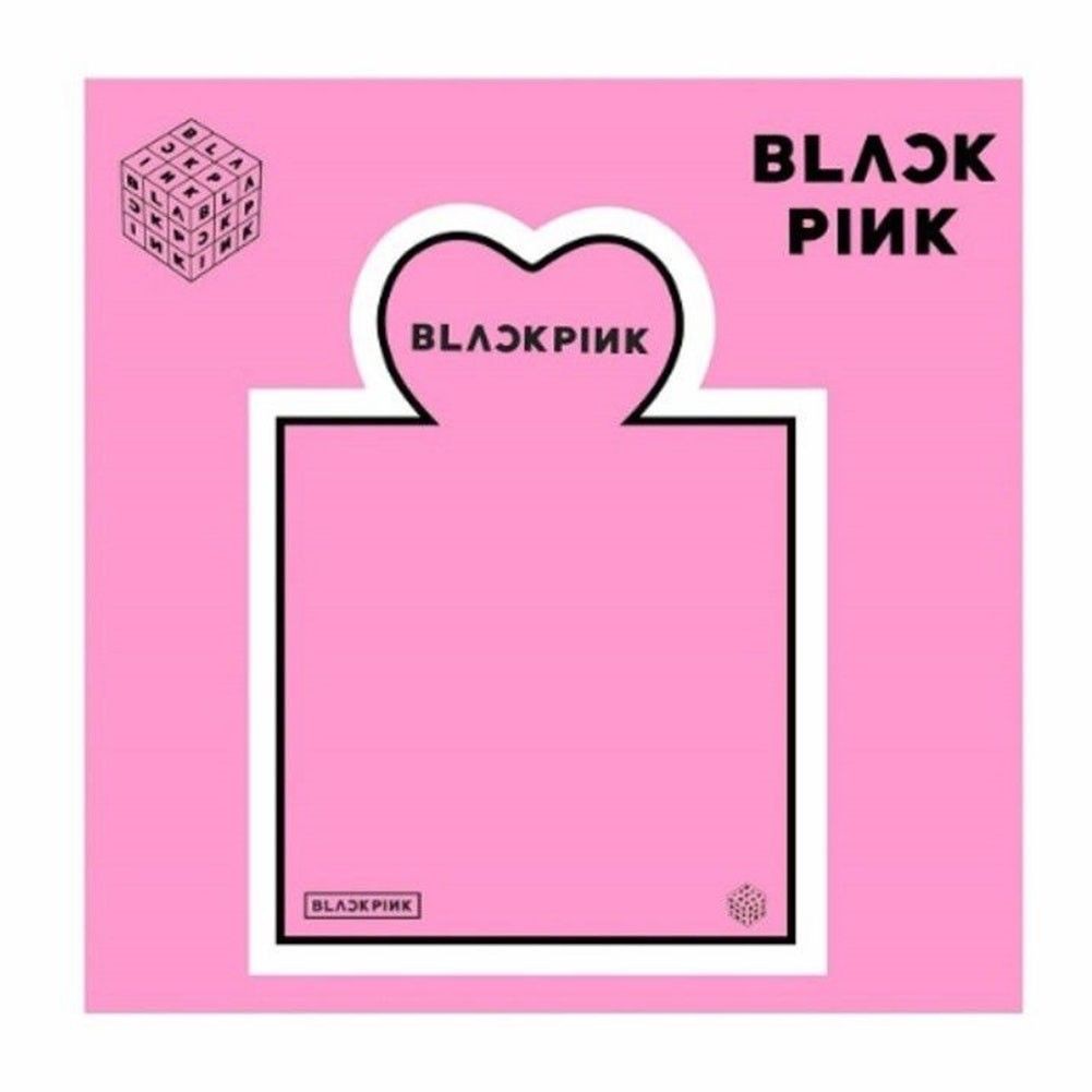 Giấy ghi chú hình thần tượng Kpop BTS BT21 Blackpink màu hồng dễ thương