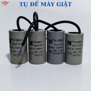 Tụ máy giặt các loại 8 uF - 10uF - 12uF - 14uF Loại tốt