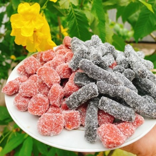 Mứt Kẹo Dâu Tây, Dâu Tằm Đà Lạt hũ 500G
