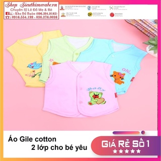 Áo gile cotton 2 lớp cho bé yêu loại đẹp