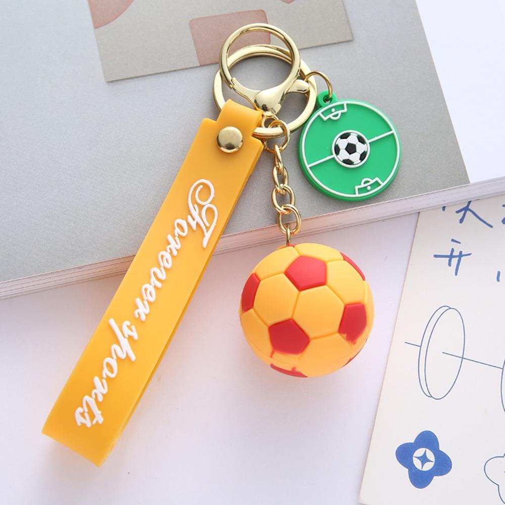 Móc Khóa Hình Quả Bóng Đá Dễ Thương