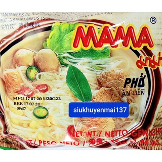 phở ăn liền mama 55 gr gói thái lan