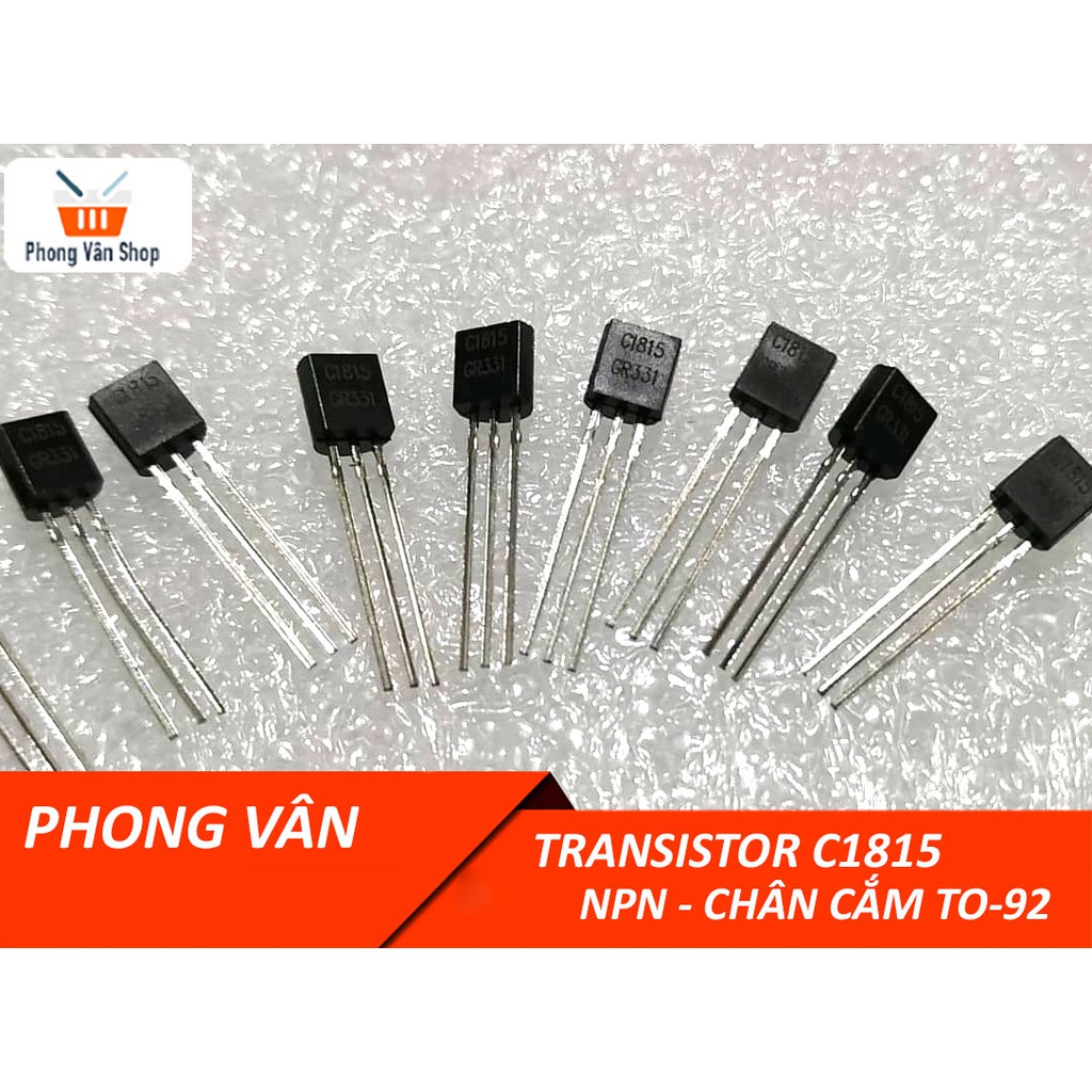 10 C1815 Transistor ngược NPN - Chân cắm TO-92