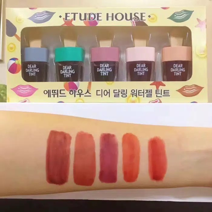 (hàng Mới Về) Set 5 Son Tint Hình Que Kem Thương Hiệu Etude House Eth03000 | BigBuy360 - bigbuy360.vn