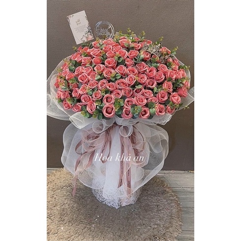 [Hoa Khai Trương] Bó hoa siêu cấp, Sáp 4 lớp cao cấp cực đẹp. siêu to. có giao Hoả Tốc
